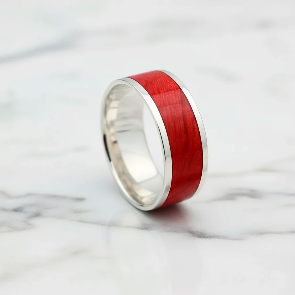 Anillo Cinta de Naturaleza – 8mm