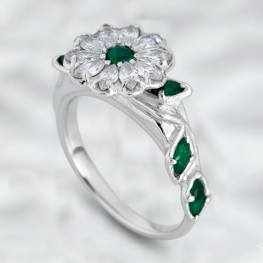 Anillo Flor del Paraíso