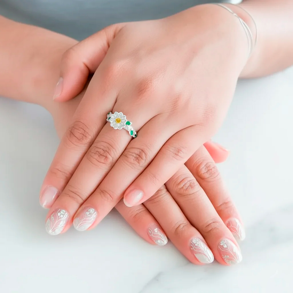 Anillo Flor del Paraíso - Imagen 4